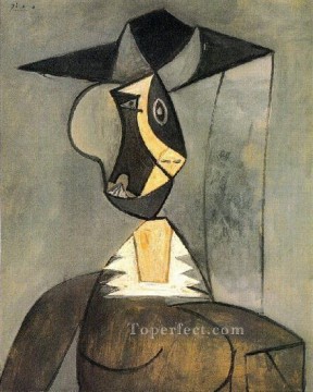 Mujer de gris 1942 cubista Pablo Picasso Pinturas al óleo